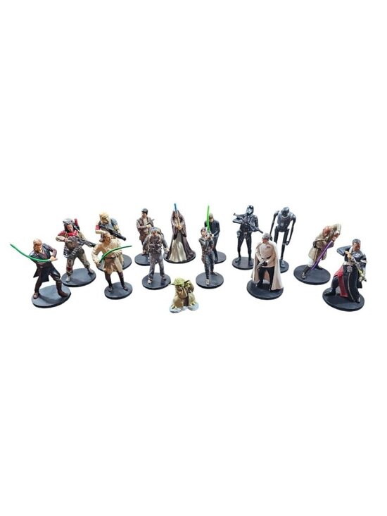 Disney Other - DISNEY STAR WARS LOT OF 15 PVC CAKE TOPPER FIGURES Birthday Party figures